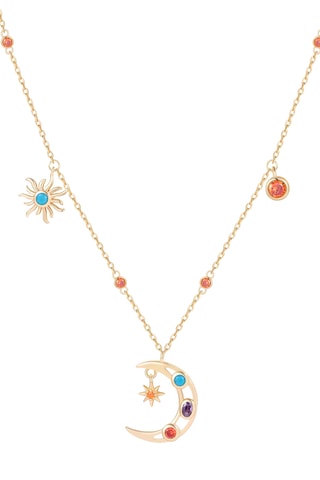 Collier - Argent plaqué or jaune