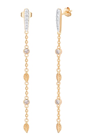 Boucles d'oreilles - Argent plaqué or jaune et argent