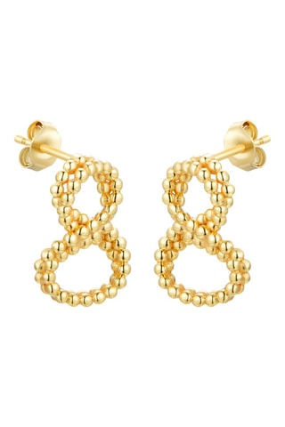 Boucles d'oreilles - Argent doré à l'or fin jaune