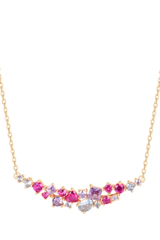 Collier - Argent plaqué or jaune