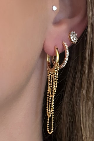 Boucles d'oreilles - Argent et plaqué or jaune