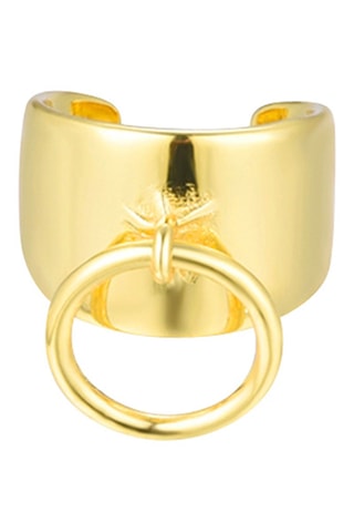Earcuff - Argent doré à l'or fin jaune