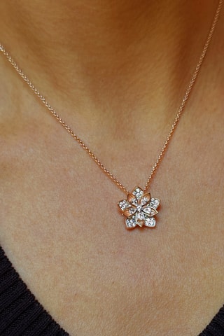 Collier - Argent plaqué or rose