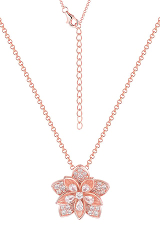 Collier - Argent plaqué or rose