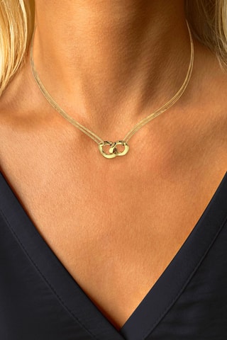 Collier - Argent plaqué or jaune