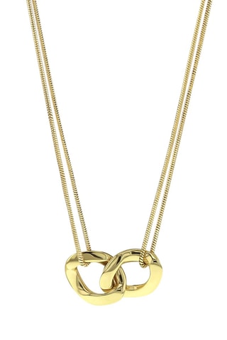 Collier - Argent plaqué or jaune