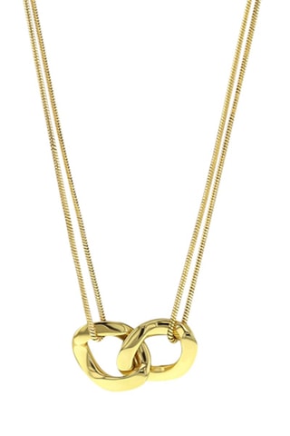 Collier - Argent plaqué or jaune