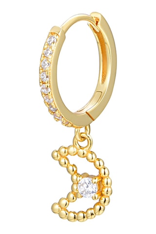 Boucle d'oreille -  Argent doré à l'or fin jaune