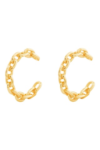 2 earcuffs - Argent plaqué or jaune