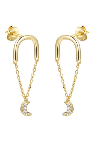 Boucles d'oreilles - Argent doré à l'or fin jaune