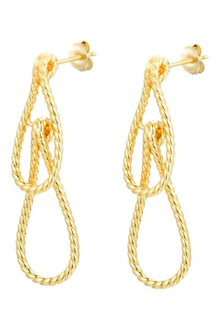 Boucles d'oreilles - Argent plaqué or jaune