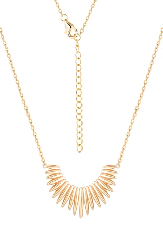 Collier - Argent plaqué or jaune