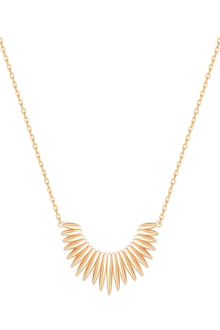 Collier - Argent plaqué or jaune