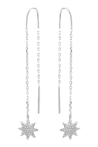 Boucles d'oreilles pendantes - Argent