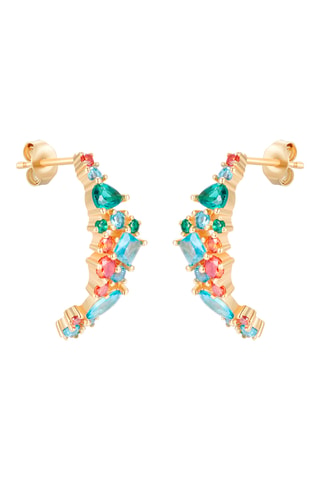 Boucles d'oreilles - Argent plaqué or jaune