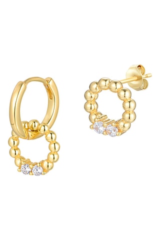 Boucles d'oreilles - Argent plaqué or jaune
