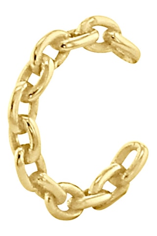 Earcuff - Argent doré à l'or fin jaune