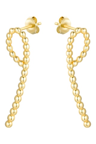 Boucles d'oreilles - Argent doré à l'or fin jaune