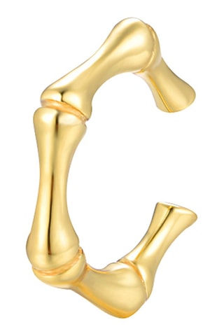 Earcuff - Argent doré à l'or fin jaune