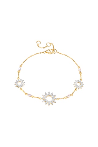 Bracelet - Argent plaqué or jaune