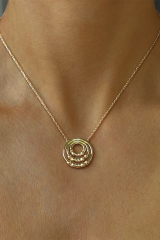 Collier - Argent plaqué or jaune