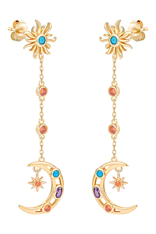 Boucles d'oreilles - Argent plaqué or jaune