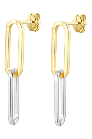 Boucles d'oreilles - Argent et argent plaqué or jaune