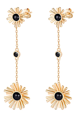Boucles d'oreilles - Argent plaqué or jaune