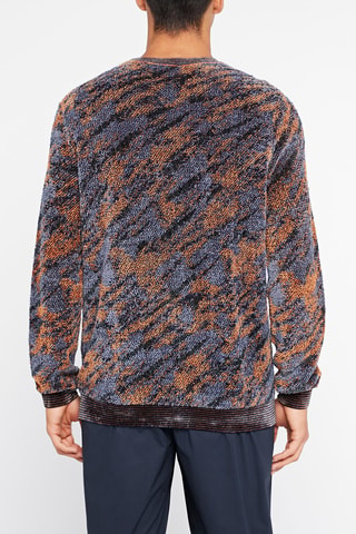 Pull - Orange et gris