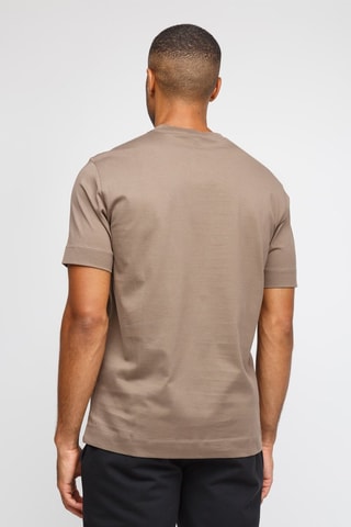 T-shirt - Emporio Armani - Blanc et marron