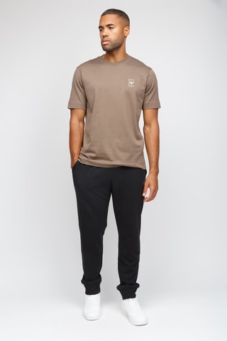 T-shirt - Emporio Armani - Blanc et marron