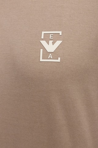 T-shirt - Emporio Armani - Blanc et marron