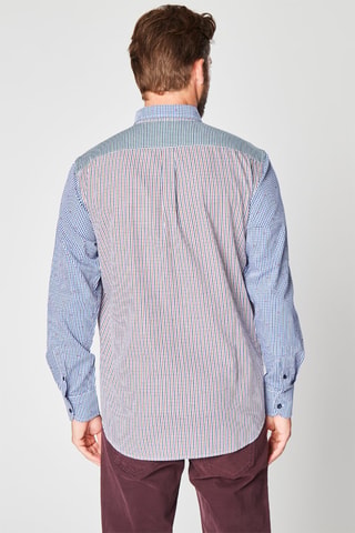 Chemise à carreaux - Harmont & Blaine - Rouge et bleu