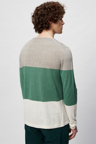 Pull - Harmont & Blaine - Blanc, vert et gris