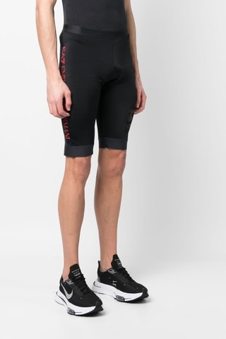 Cycliste - Noir, rouge et gris