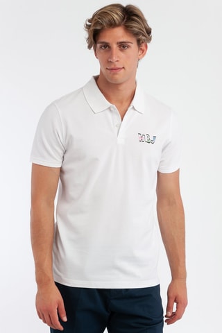 Polo - Harmont & Blaine Jeans - Noir, blanc et rose