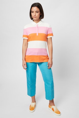 Polo - Harmont & Blaine - Blanc, orange et rose