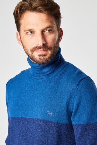 Pull en laine - Bleu