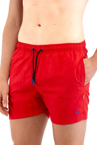 Short de bain - Rouge