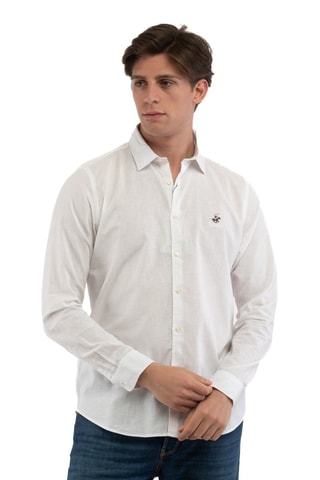 Chemise en lin - Blanc