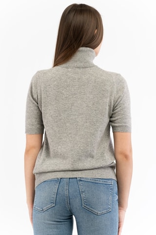 Pull regular en laine et cachemire - Gris