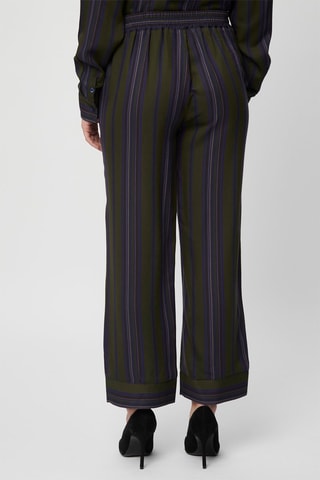 Pantalon wide legs - Harmont & Blaine - Blanc, bleu et vert
