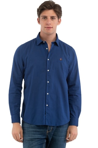 Chemise en lin - Bleu