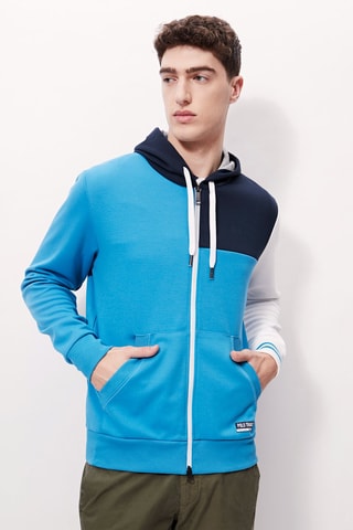 Sweat à capuche - Bleu