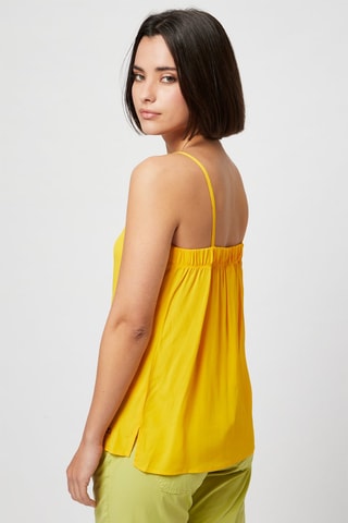 Top en soie - Harmont & Blaine - Blanc et jaune