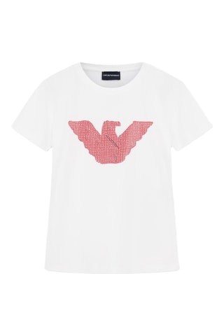 T-shirt - Blanc et rouge