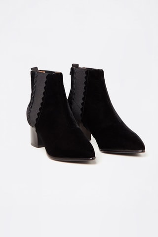 Bottines - Doré et noir