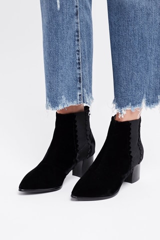 Bottines - Doré et noir