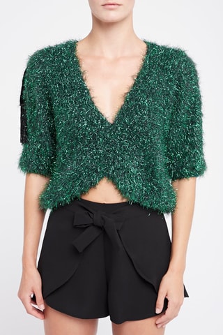 Pull - Vert et noir