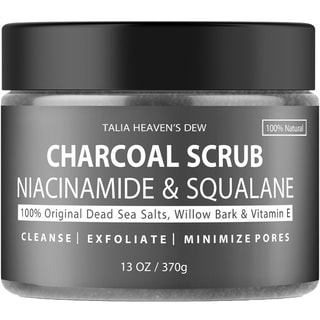Gommage aux sels de la mer Morte, charbon et niacinamide - Heaven's Dew - 370 g